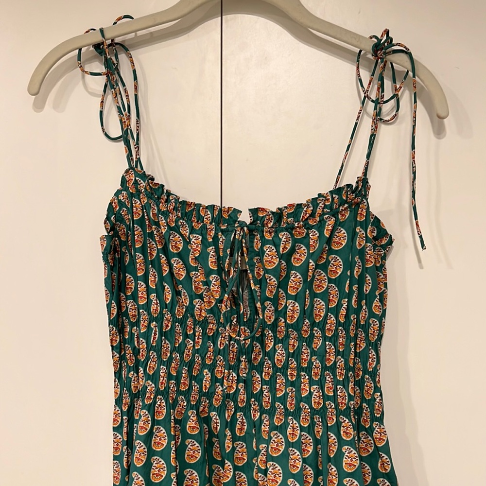Doen Rhoda cotton dress paisley print